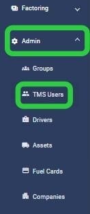 admin tms users